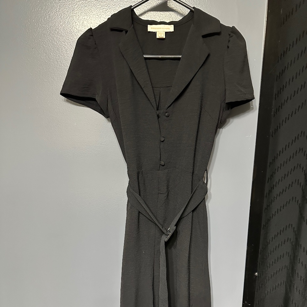 New no tags, black calf length dress